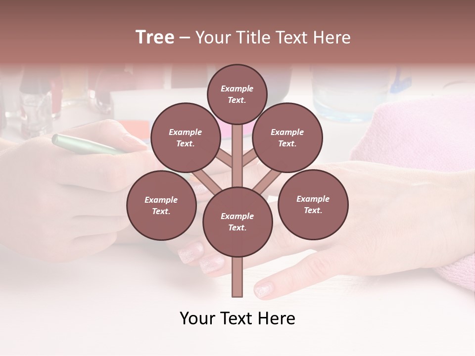 White Salon Towel PowerPoint Template