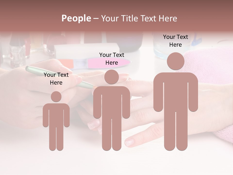 White Salon Towel PowerPoint Template