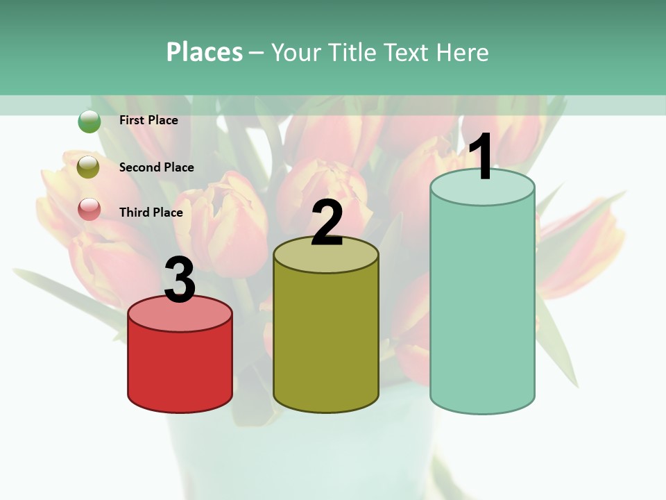 Easter Decoration Table Decoration Tulip PowerPoint Template