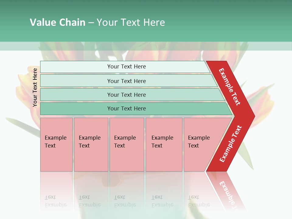 Easter Decoration Table Decoration Tulip PowerPoint Template