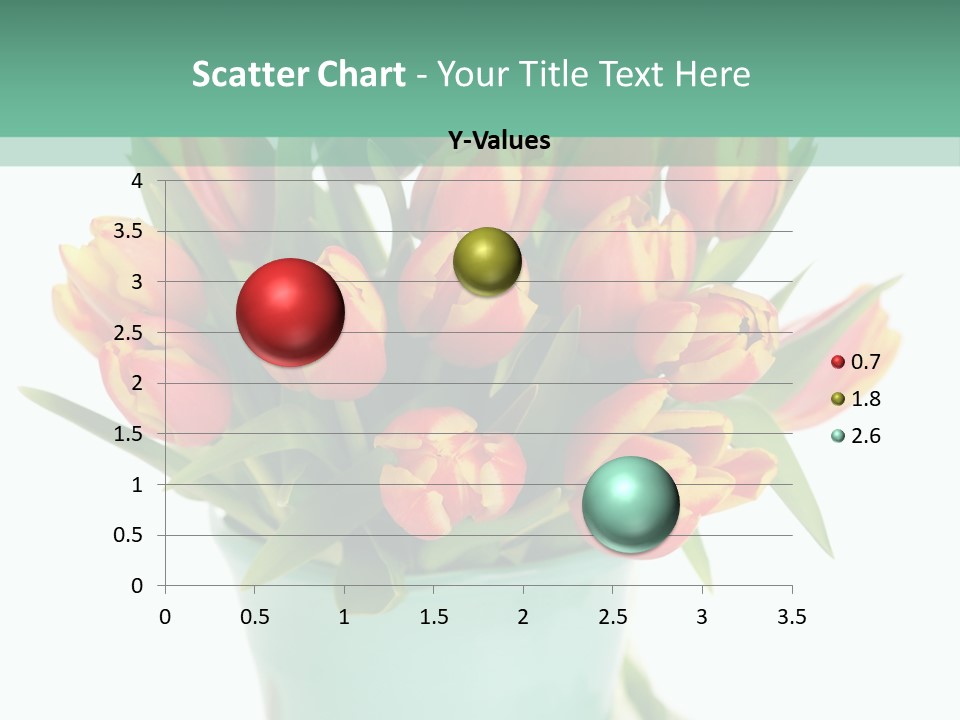 Easter Decoration Table Decoration Tulip PowerPoint Template