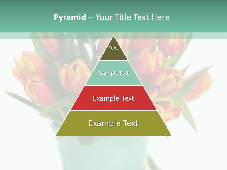 Easter Decoration Table Decoration Tulip PowerPoint Template