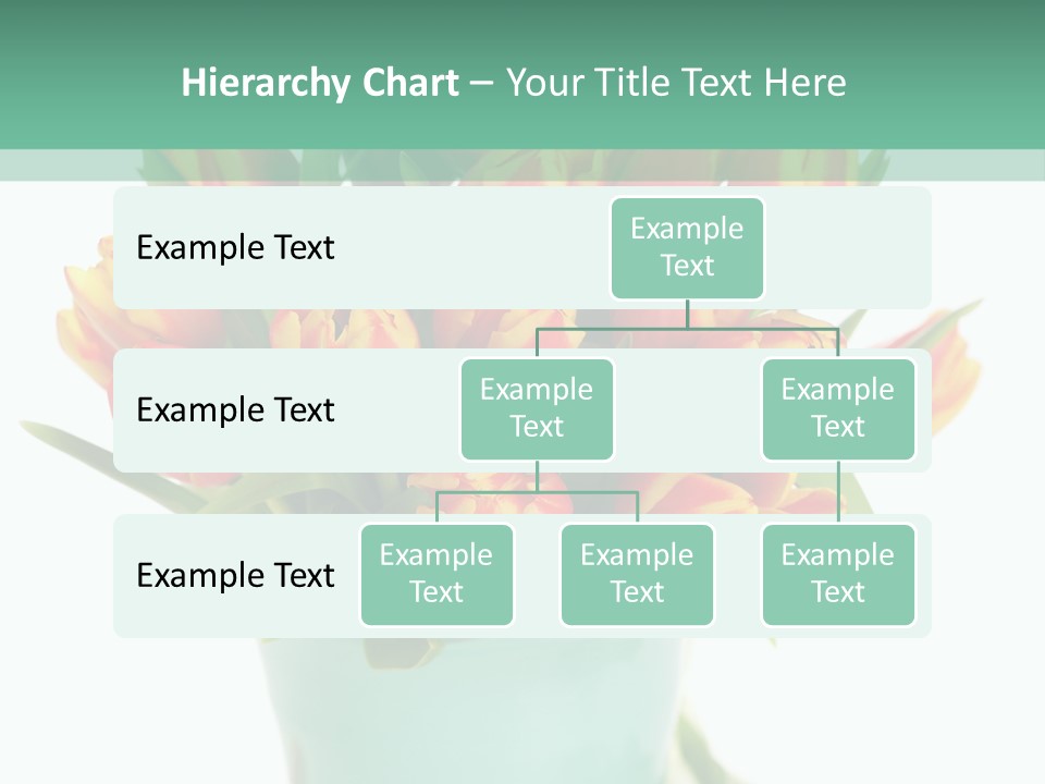Easter Decoration Table Decoration Tulip PowerPoint Template