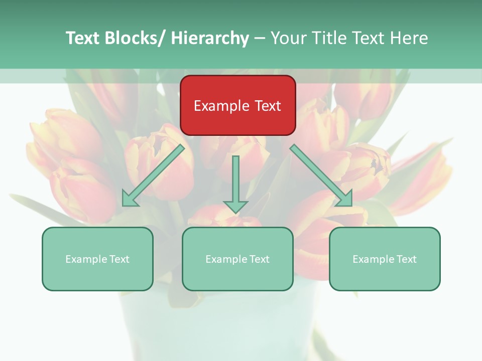 Easter Decoration Table Decoration Tulip PowerPoint Template