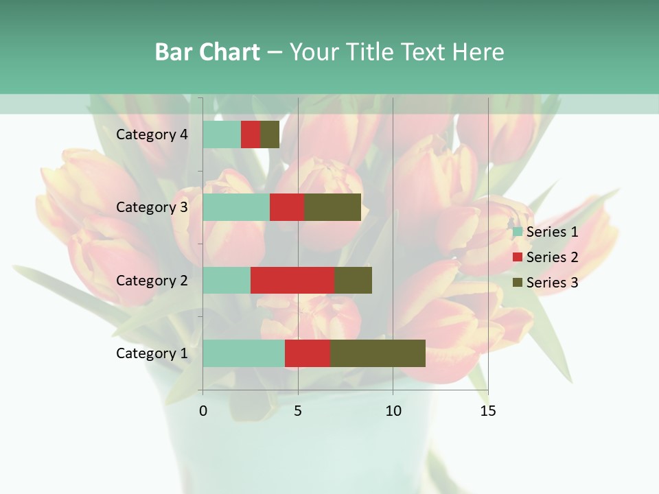 Easter Decoration Table Decoration Tulip PowerPoint Template
