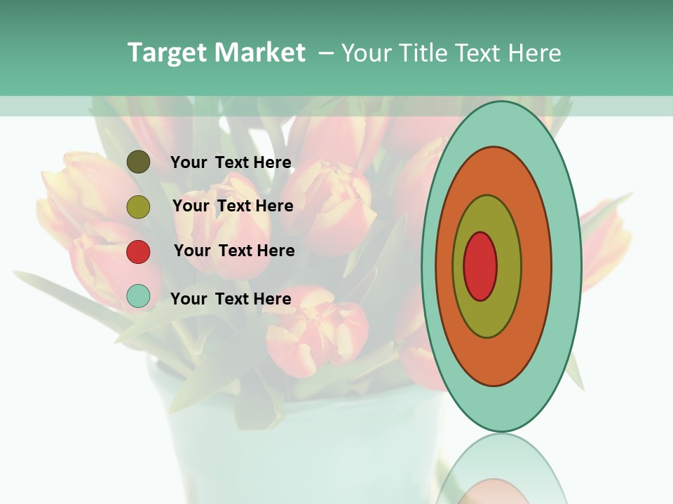 Easter Decoration Table Decoration Tulip PowerPoint Template