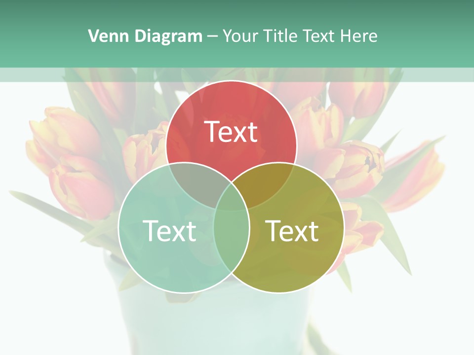 Easter Decoration Table Decoration Tulip PowerPoint Template