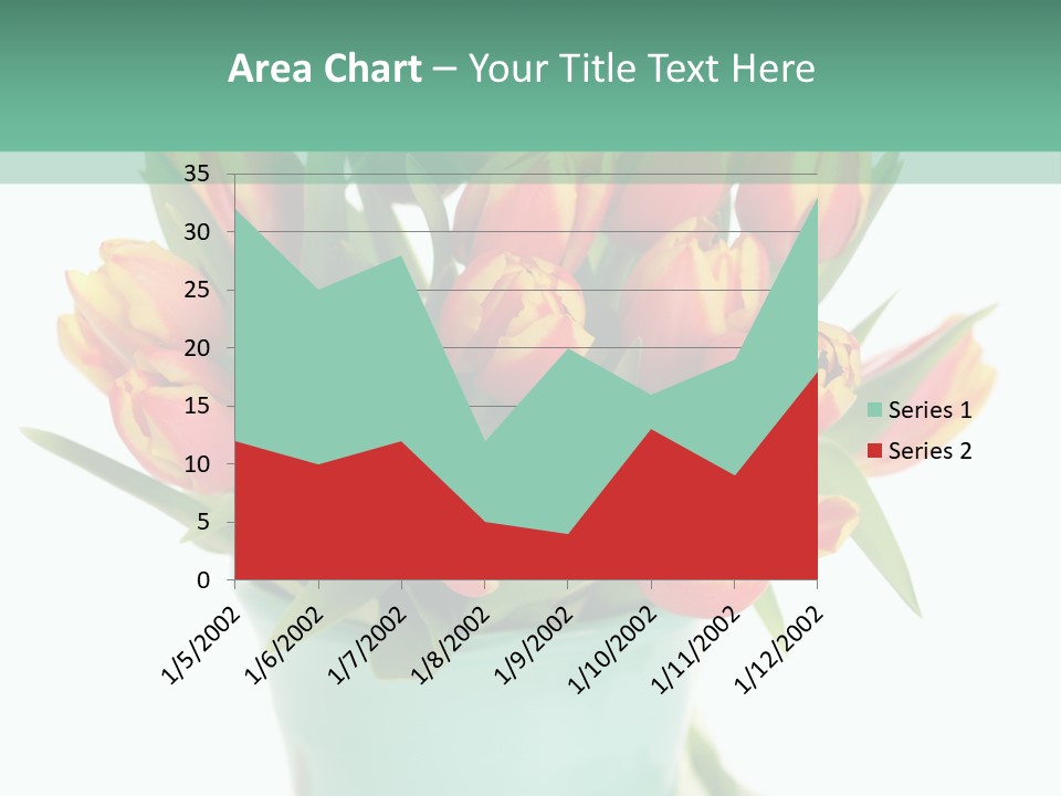Easter Decoration Table Decoration Tulip PowerPoint Template