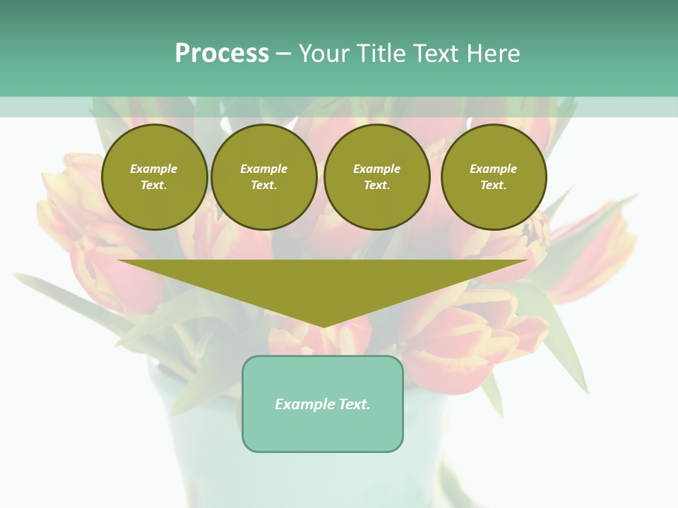 Easter Decoration Table Decoration Tulip PowerPoint Template