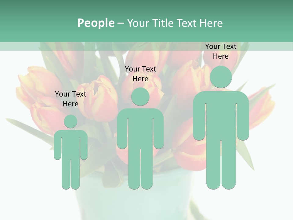 Easter Decoration Table Decoration Tulip PowerPoint Template