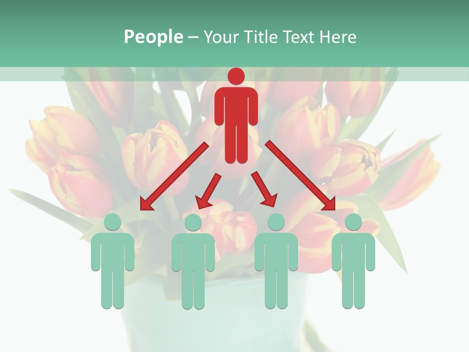 Easter Decoration Table Decoration Tulip PowerPoint Template