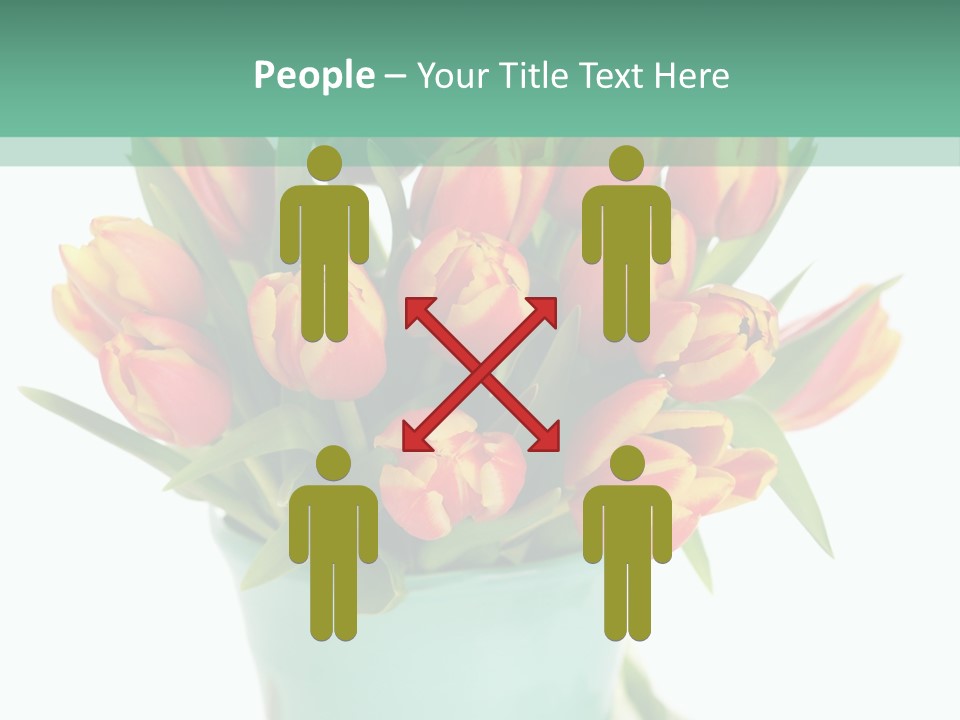 Easter Decoration Table Decoration Tulip PowerPoint Template