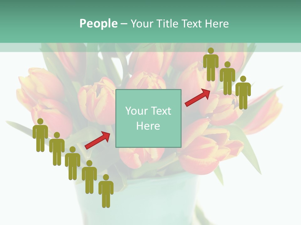 Easter Decoration Table Decoration Tulip PowerPoint Template