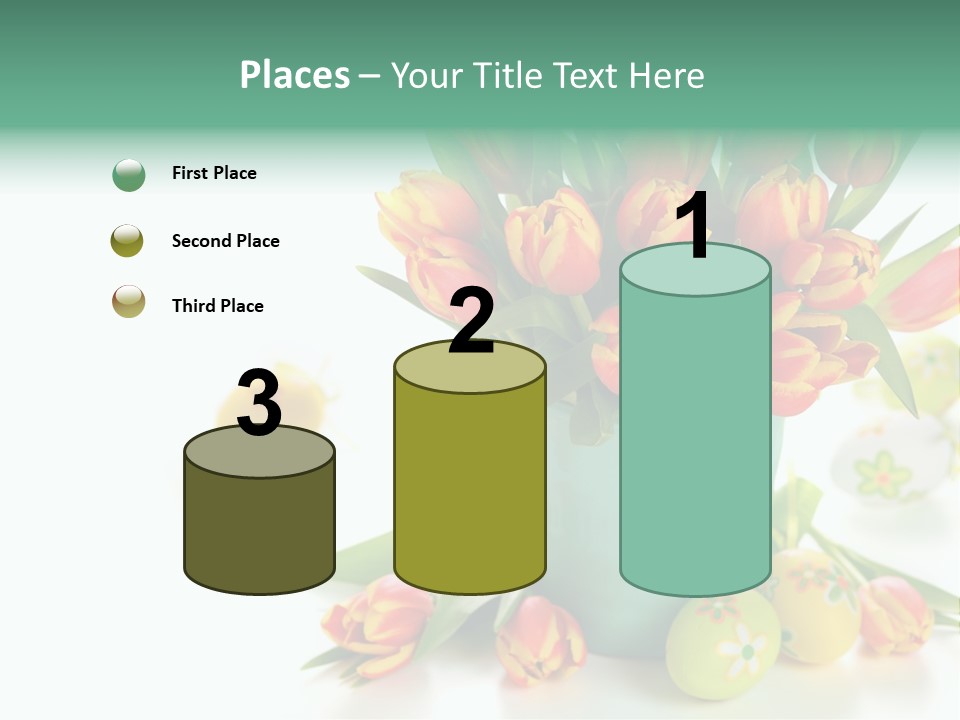 Easter Eggs Nature Leaf PowerPoint Template