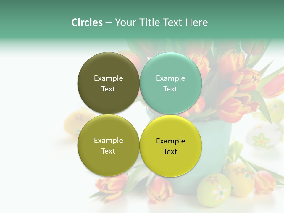 Easter Eggs Nature Leaf PowerPoint Template