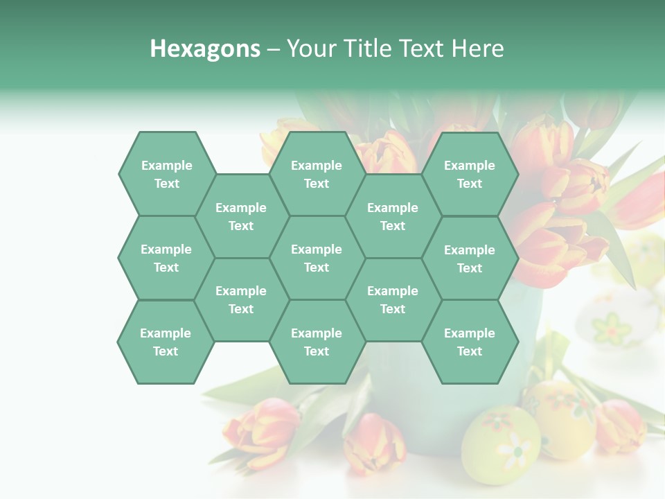 Easter Eggs Nature Leaf PowerPoint Template