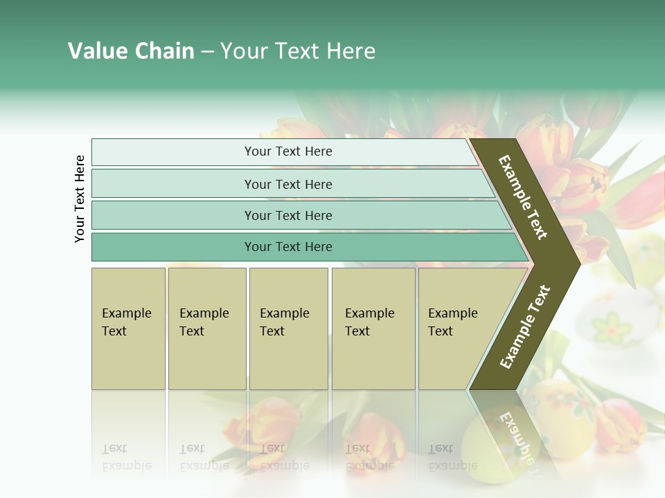 Easter Eggs Nature Leaf PowerPoint Template