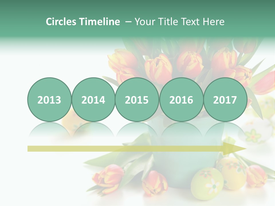 Easter Eggs Nature Leaf PowerPoint Template