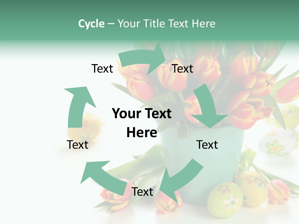 Easter Eggs Nature Leaf PowerPoint Template