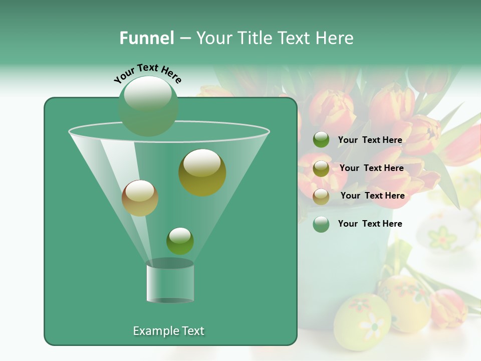 Easter Eggs Nature Leaf PowerPoint Template