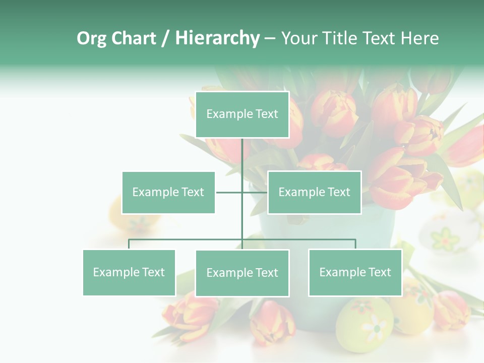 Easter Eggs Nature Leaf PowerPoint Template