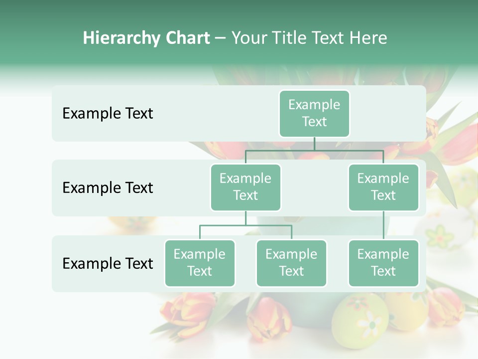 Easter Eggs Nature Leaf PowerPoint Template