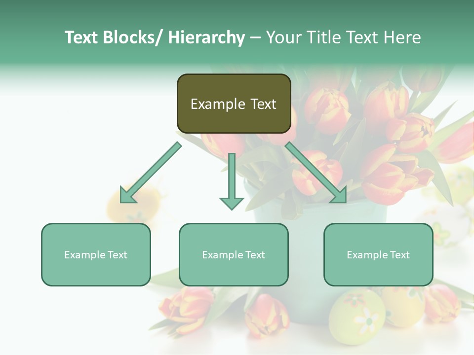 Easter Eggs Nature Leaf PowerPoint Template