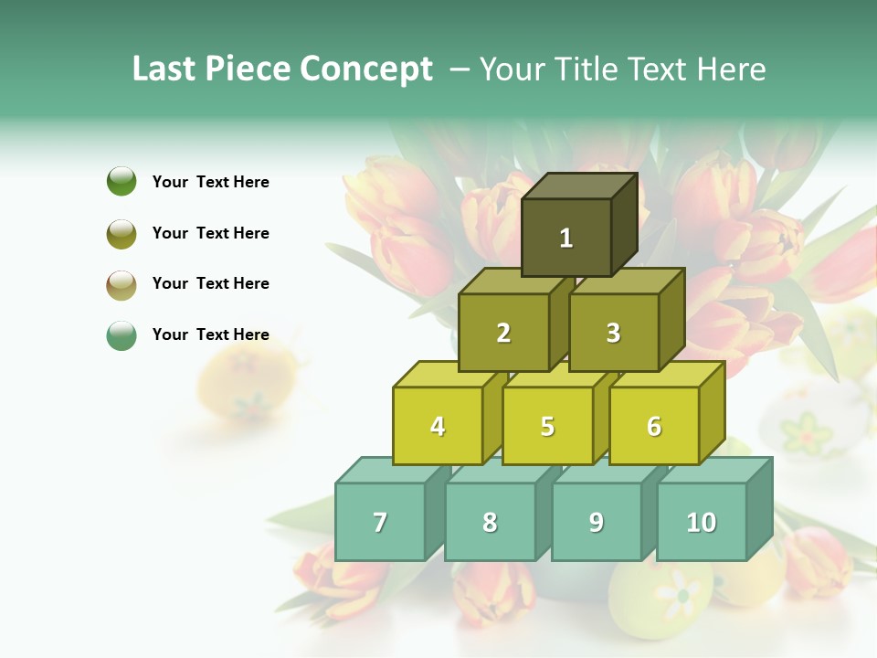 Easter Eggs Nature Leaf PowerPoint Template