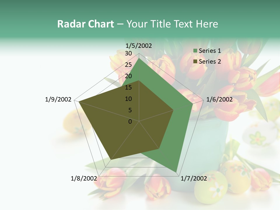 Easter Eggs Nature Leaf PowerPoint Template