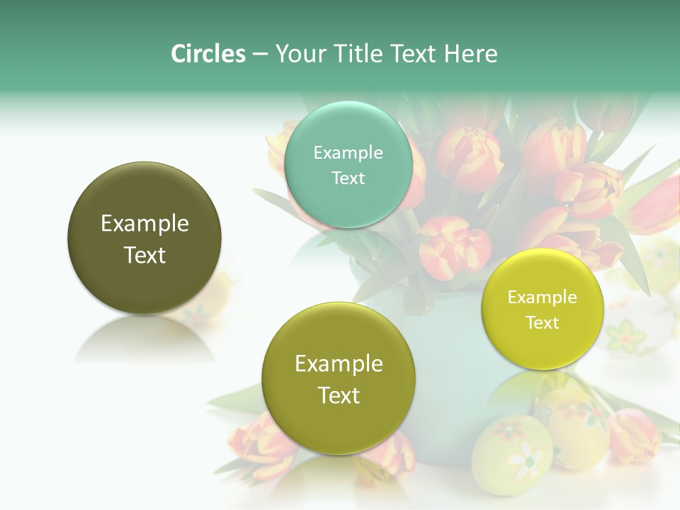 Easter Eggs Nature Leaf PowerPoint Template