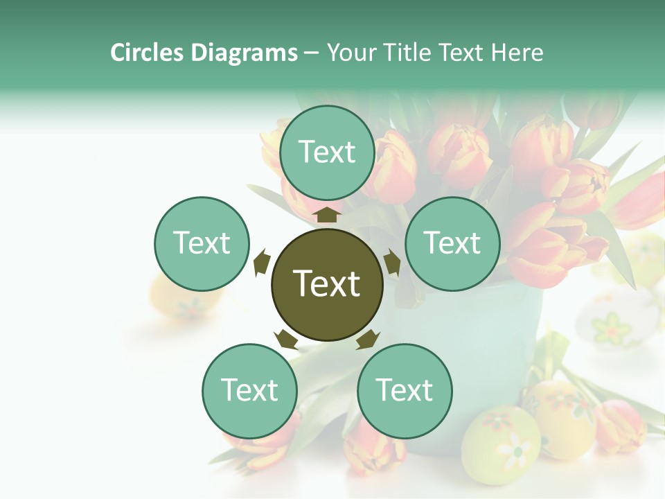 Easter Eggs Nature Leaf PowerPoint Template