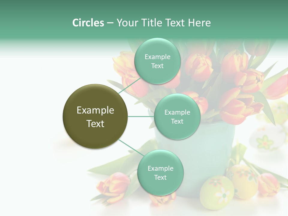 Easter Eggs Nature Leaf PowerPoint Template