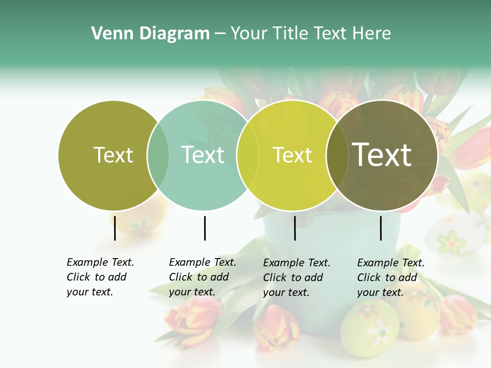Easter Eggs Nature Leaf PowerPoint Template