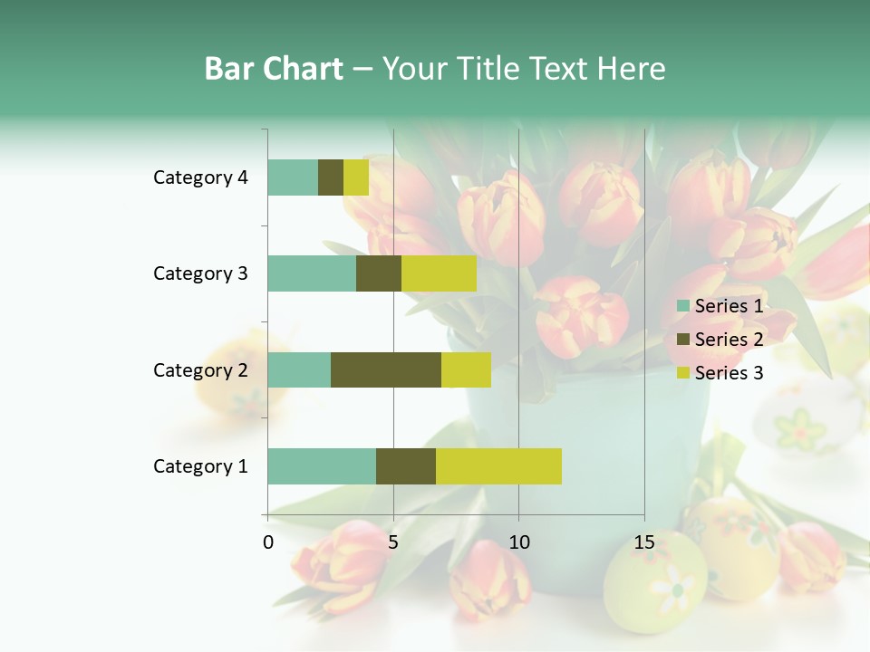 Easter Eggs Nature Leaf PowerPoint Template