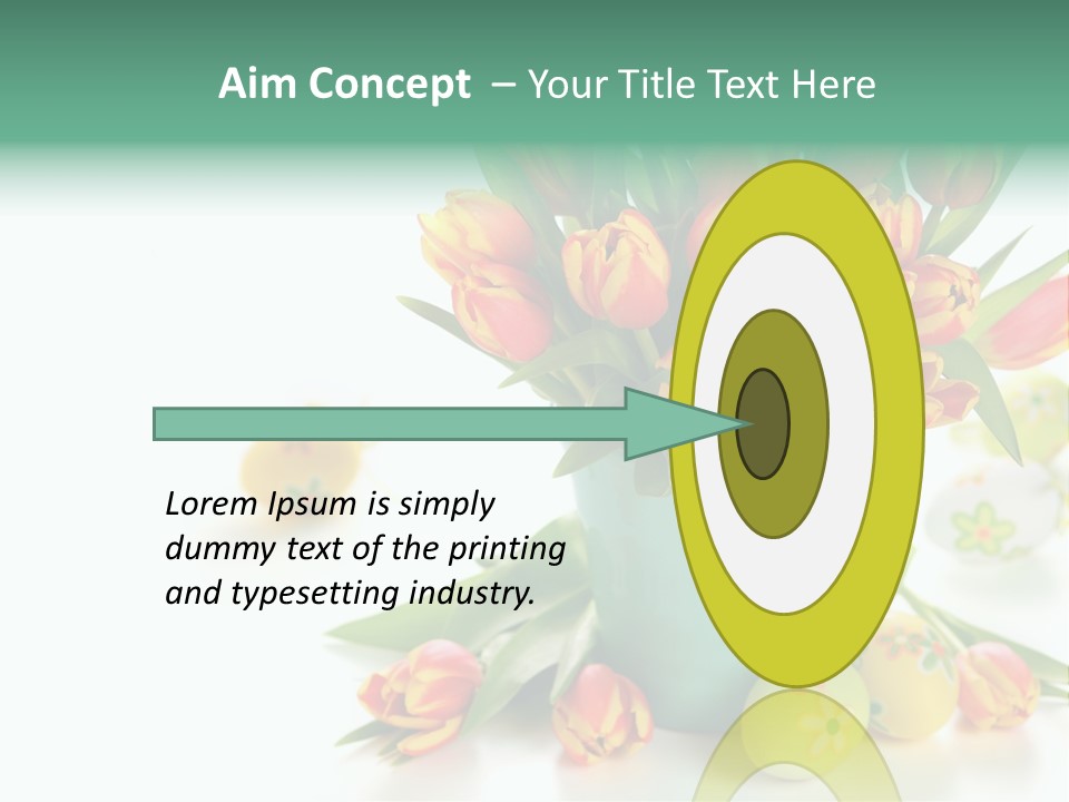 Easter Eggs Nature Leaf PowerPoint Template