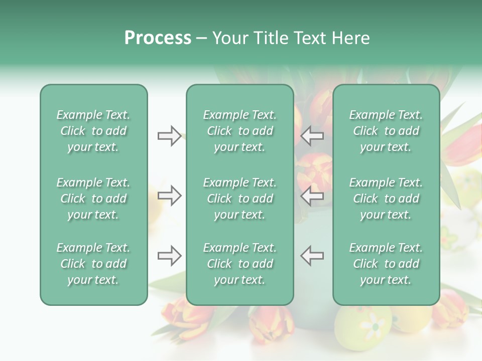 Easter Eggs Nature Leaf PowerPoint Template