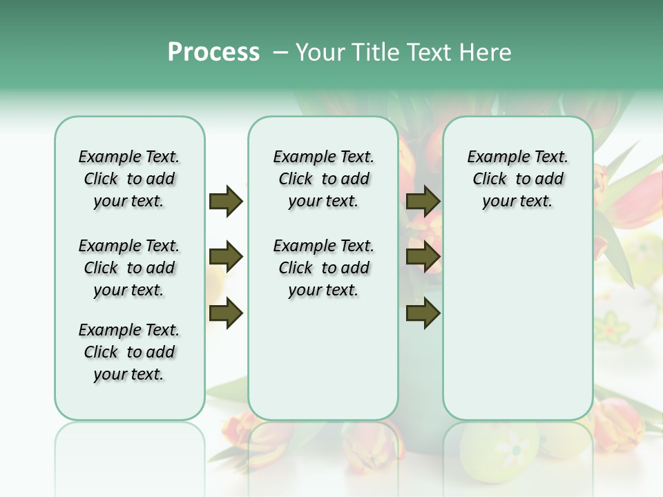 Easter Eggs Nature Leaf PowerPoint Template