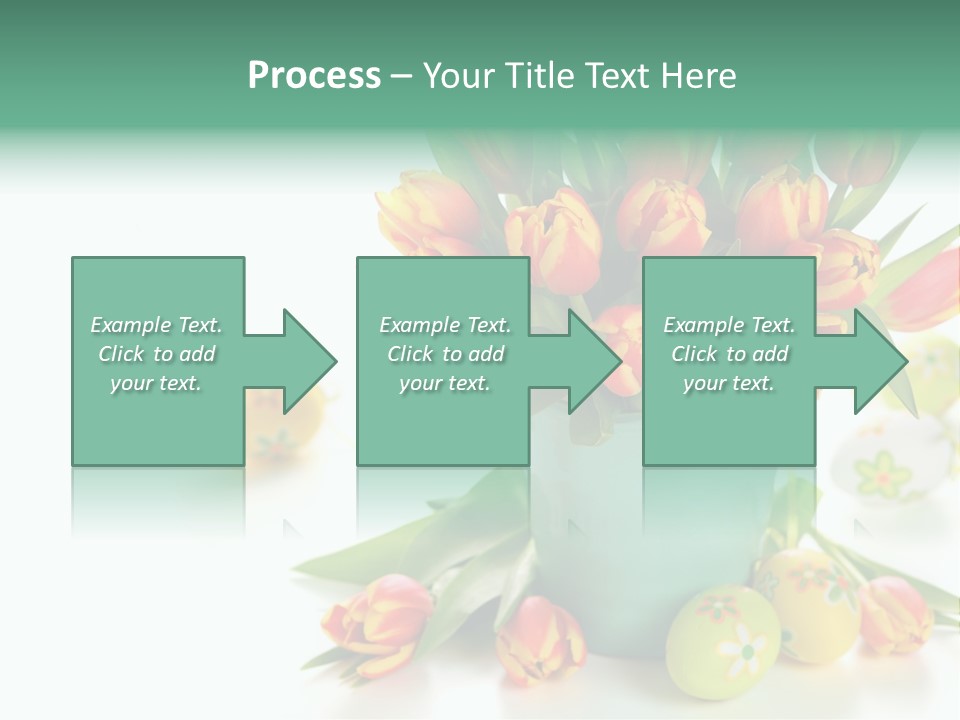 Easter Eggs Nature Leaf PowerPoint Template