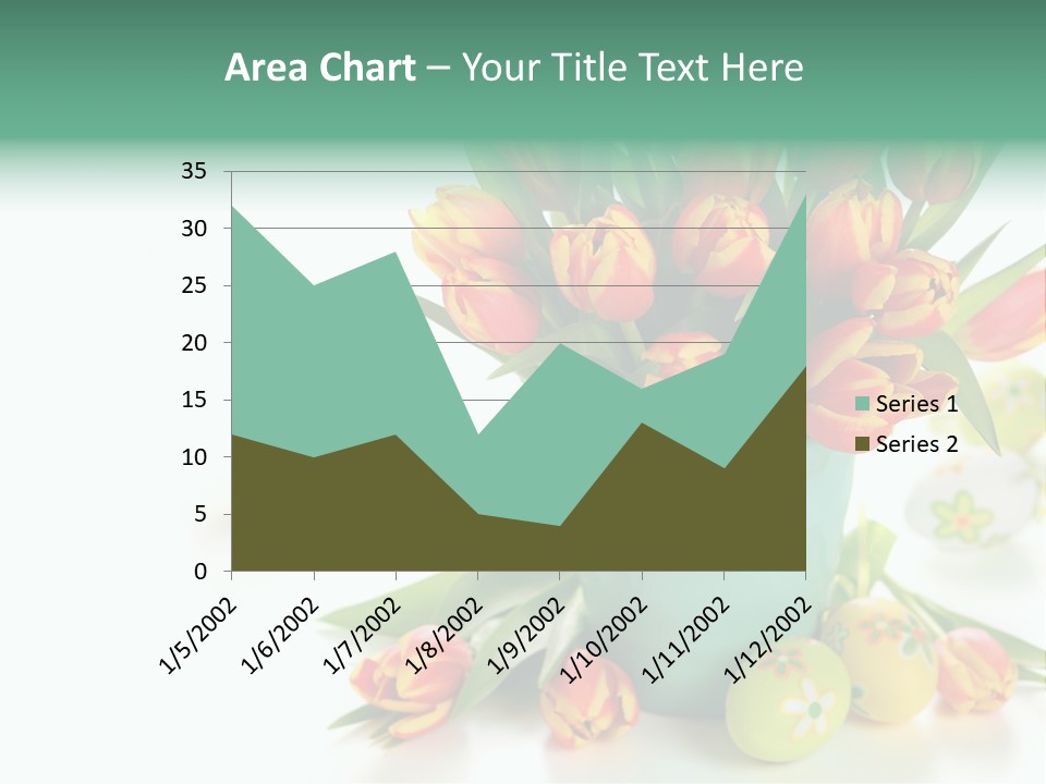 Easter Eggs Nature Leaf PowerPoint Template