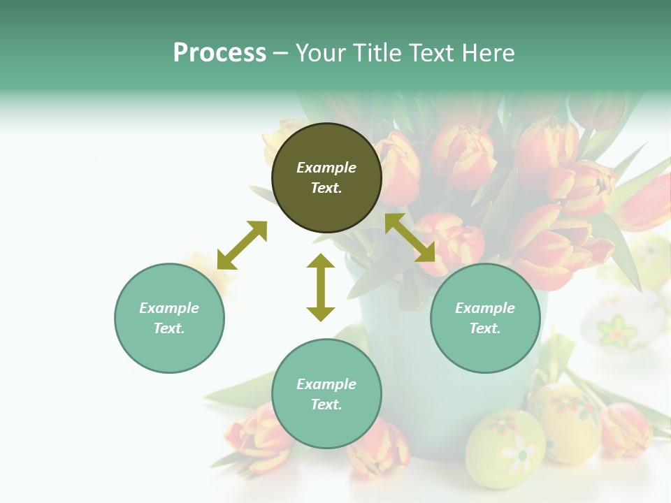 Easter Eggs Nature Leaf PowerPoint Template