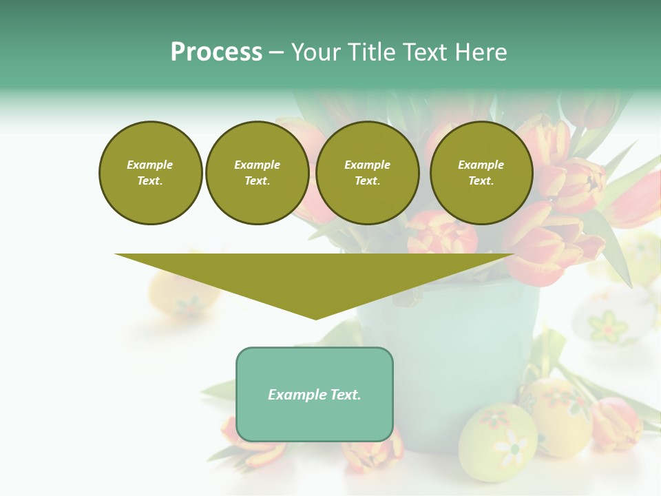 Easter Eggs Nature Leaf PowerPoint Template