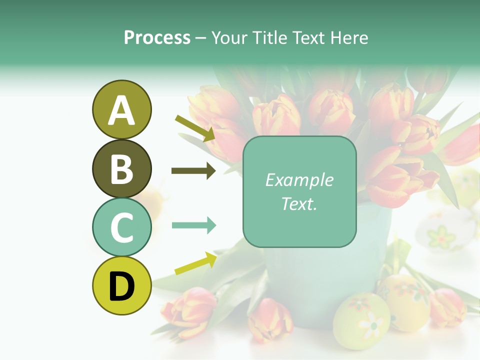 Easter Eggs Nature Leaf PowerPoint Template