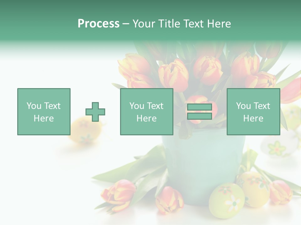 Easter Eggs Nature Leaf PowerPoint Template
