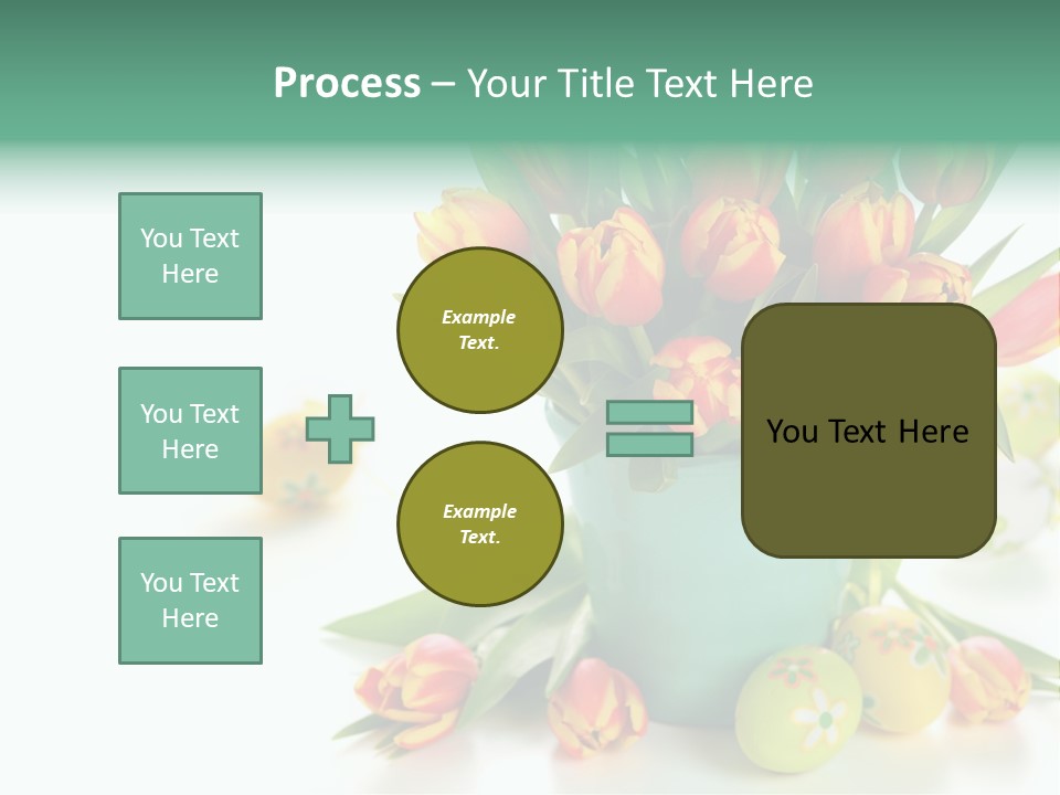Easter Eggs Nature Leaf PowerPoint Template