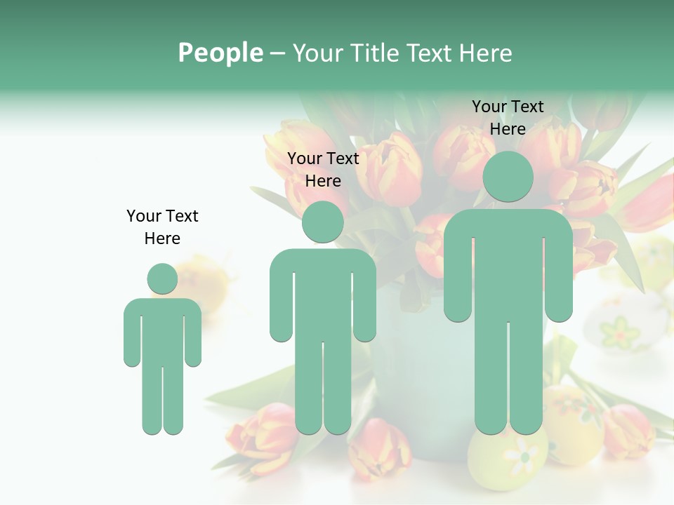 Easter Eggs Nature Leaf PowerPoint Template