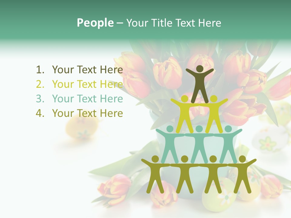 Easter Eggs Nature Leaf PowerPoint Template