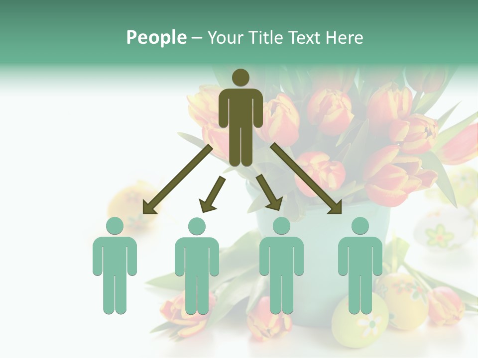 Easter Eggs Nature Leaf PowerPoint Template