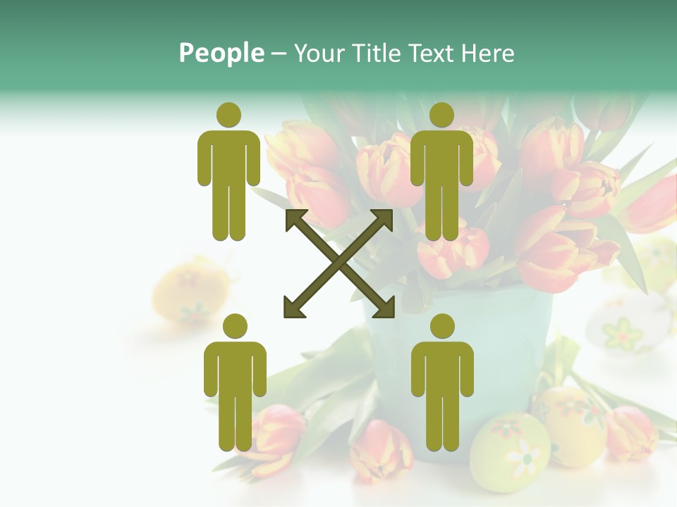 Easter Eggs Nature Leaf PowerPoint Template