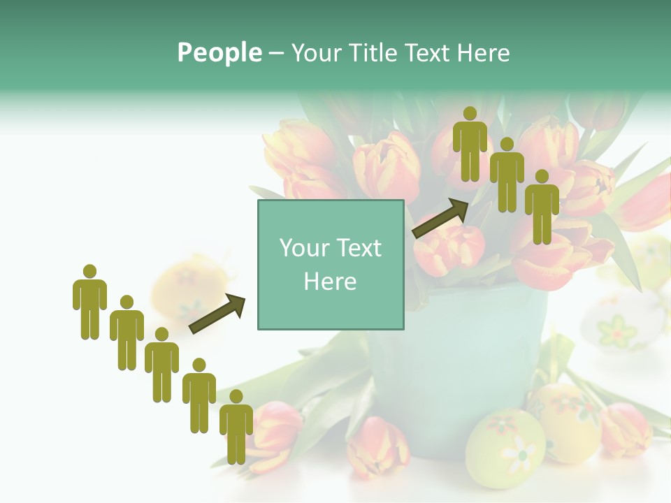 Easter Eggs Nature Leaf PowerPoint Template