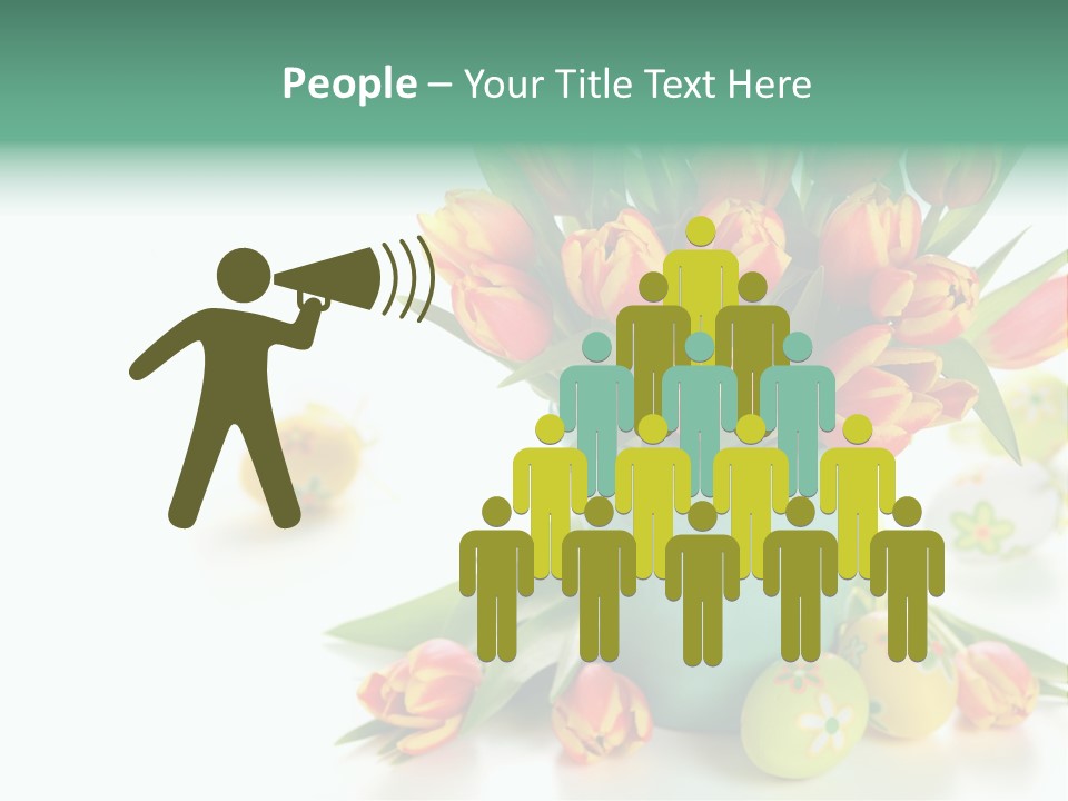 Easter Eggs Nature Leaf PowerPoint Template